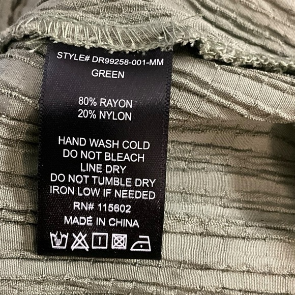 Mila Mae Midi Button Down Shirt Dress in Green - Picture 14 of 16